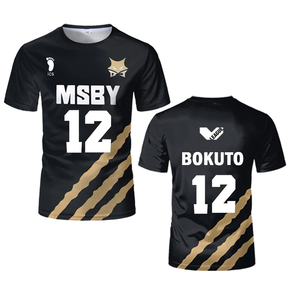 Badminton Jersey - Haikyuu MSBY Black Jackal Jersey Japanese