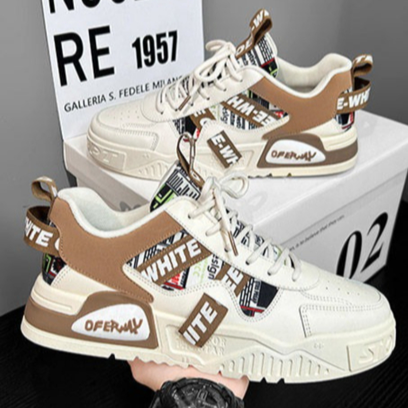 Casual Fashion Leather Sneaker - đánh giá và giá Badminton Shoes